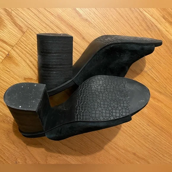 BP. Tale 2 Mule Sandal, Black Suede - Picture 5 of 5